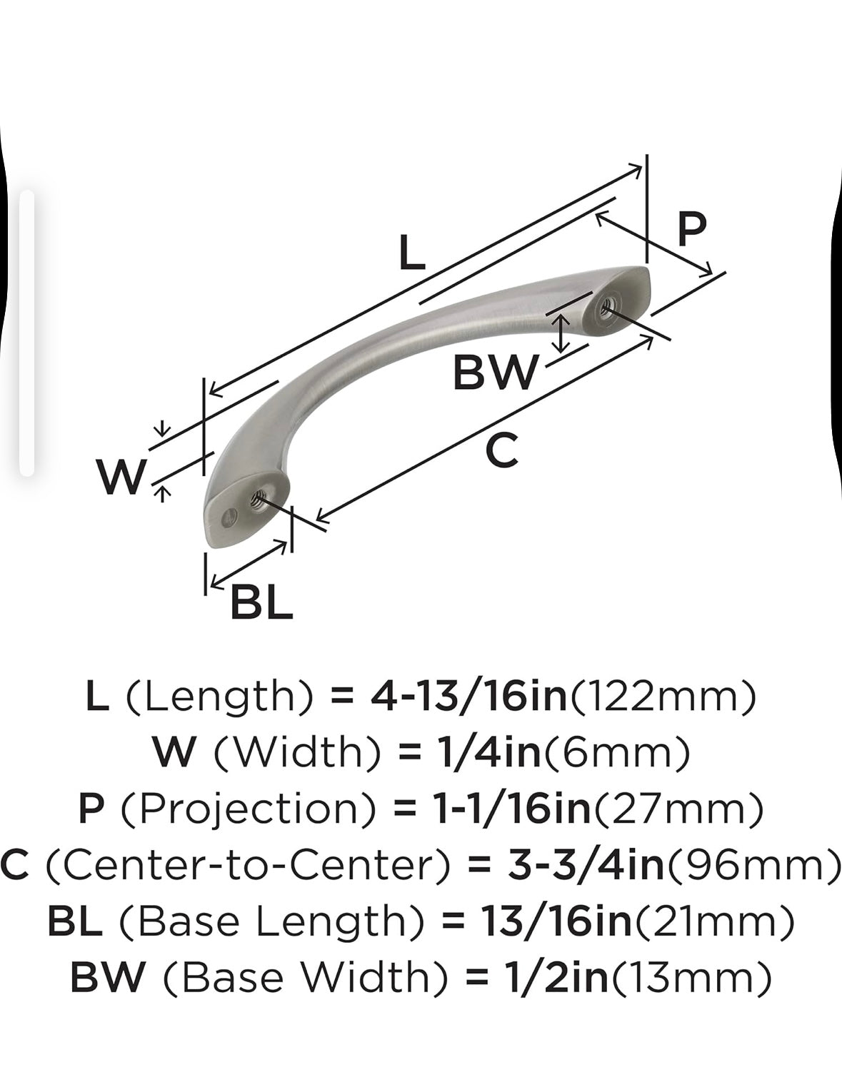 Arched Cabinet Pulls