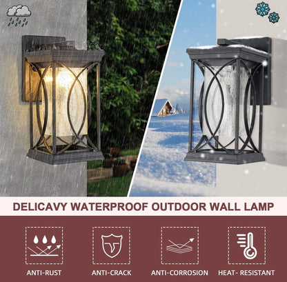 Retail Le$$-Black-outdoor-wall-light