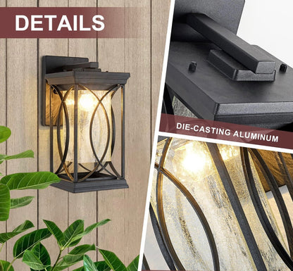 Retail Le$$-Black-outdoor-wall-light