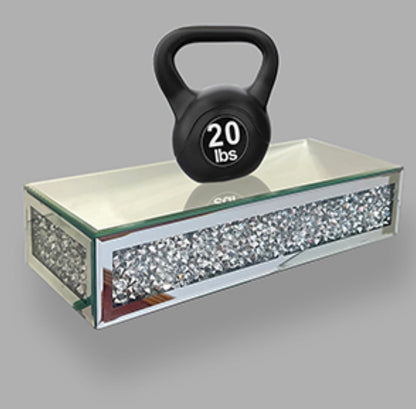 Mirrored Wall Shelf