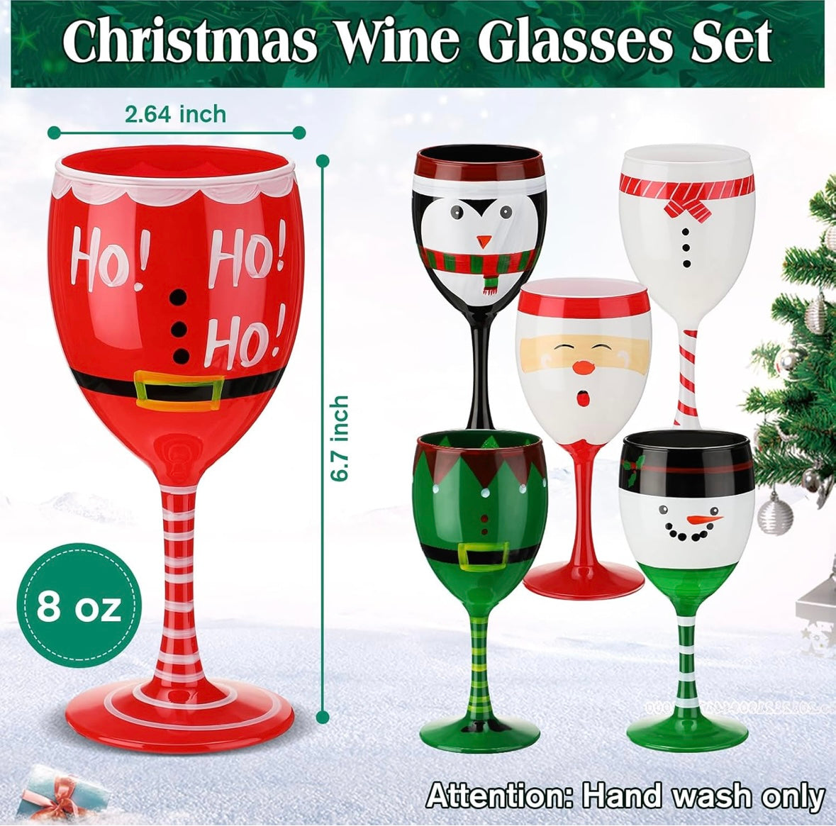 Ensemble de verres à vin Nitial Holiday