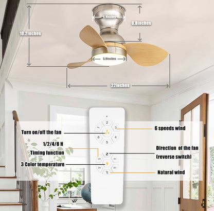Retail Le$$-22"-Brushed-nickel-fan-light