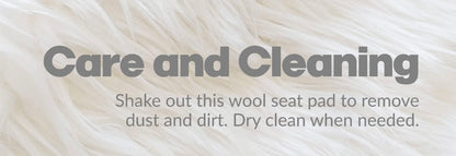 Sheepskin Chair Pad