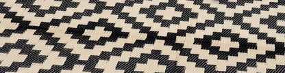 Retail Le$$ - Black Beige straw rug