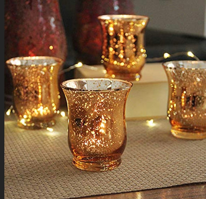 Rose Gold Votive Candle Holders