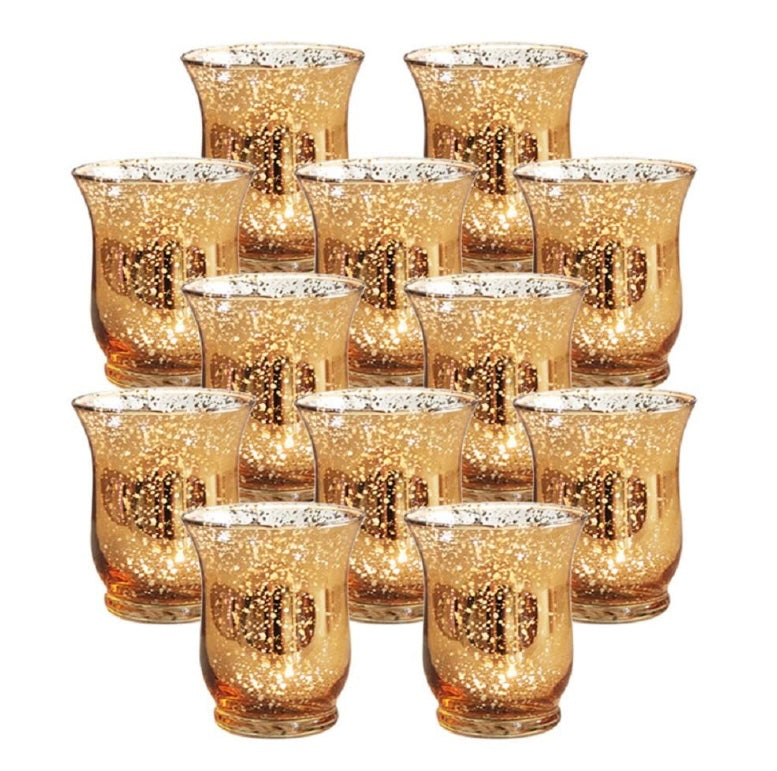Rose Gold Votive Candle Holders