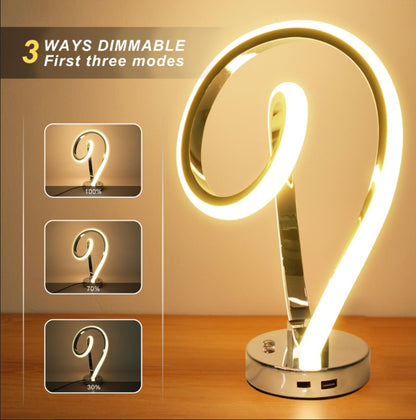 Spiral Swirl Lamp