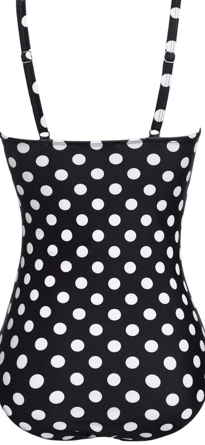 Polka Dot One Piece Swimsuit