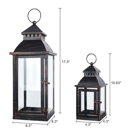 Retail Le$$ - Black metal lantern set
