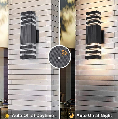 Retail Le$$-Black-outdoor-wall-light set