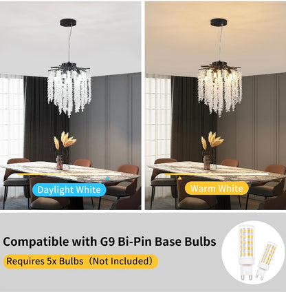 Modern Crystal Tree Branch Chandelier