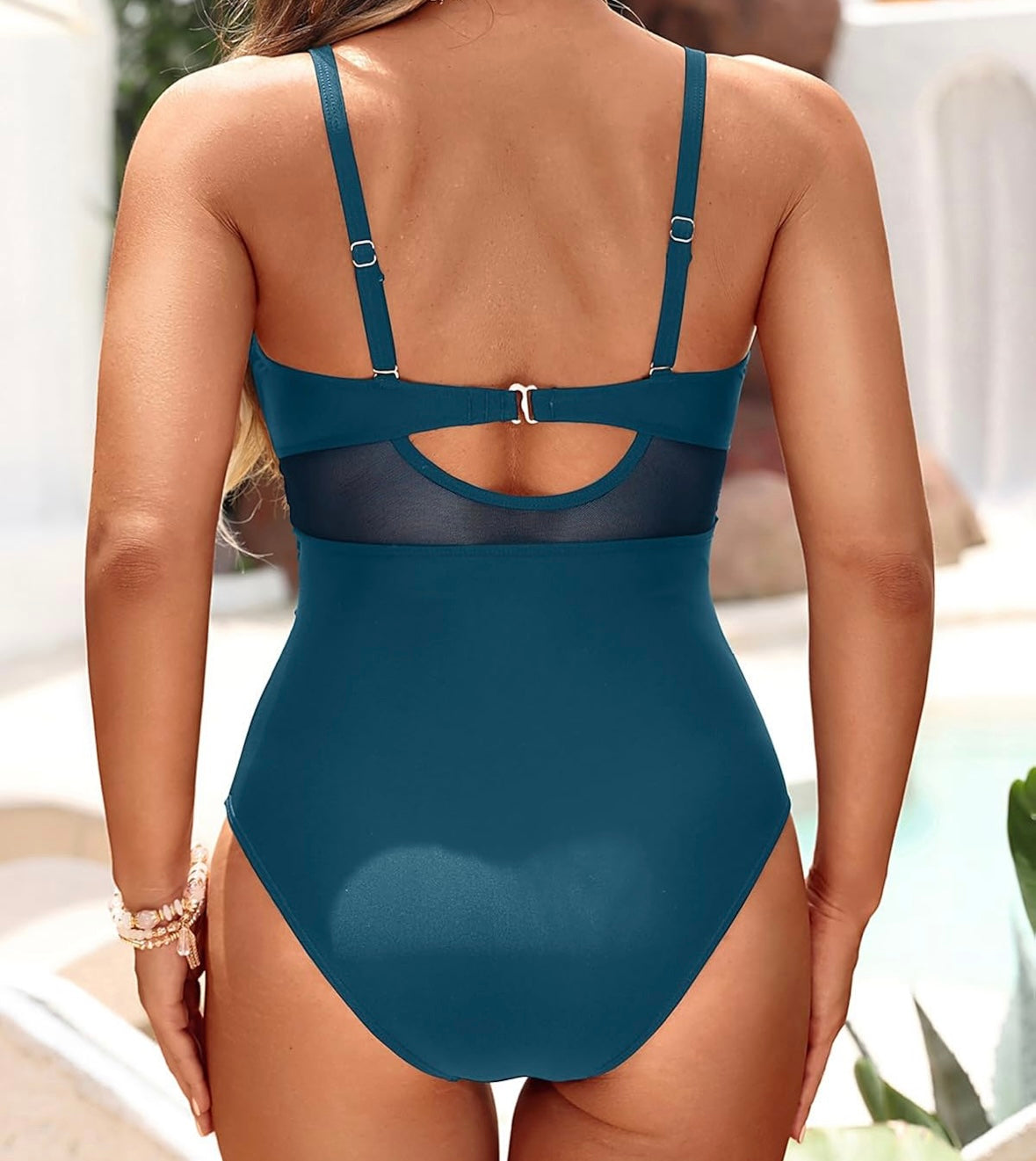 Retail-Le$$-Teal-one piece swimsuit
