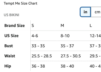 Retail Le$$-TemptMe-Size Chart