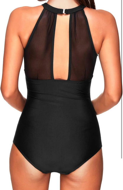 Retail Le$$-black-mesh-one-piece-swimsuit