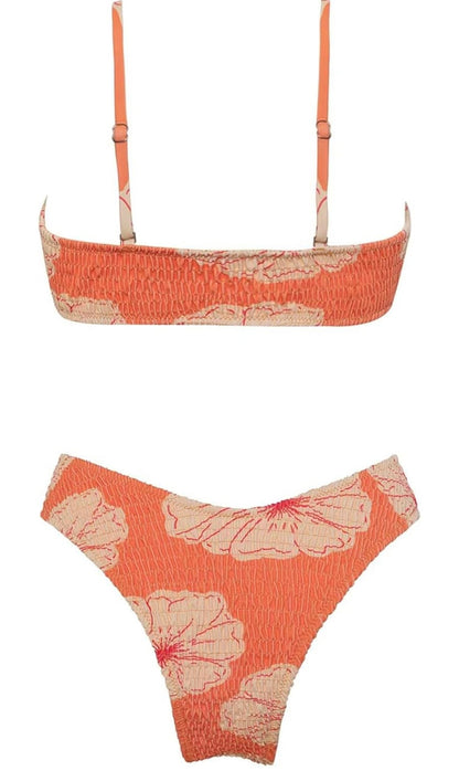 Retail LE$$-orange-floral-two-piece-swimsuit