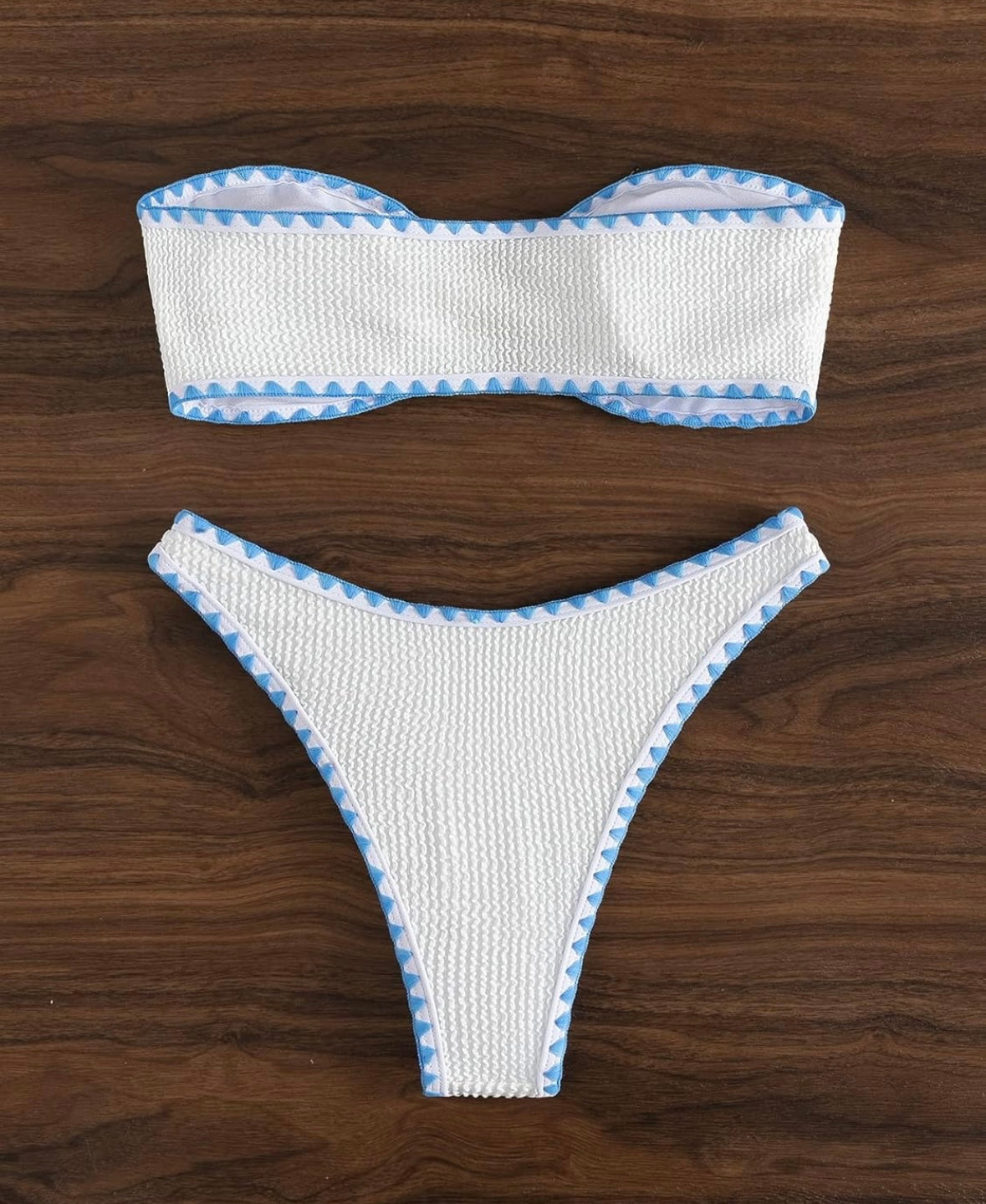 Retail Le$$-blue-white-o-ring-swimsuit