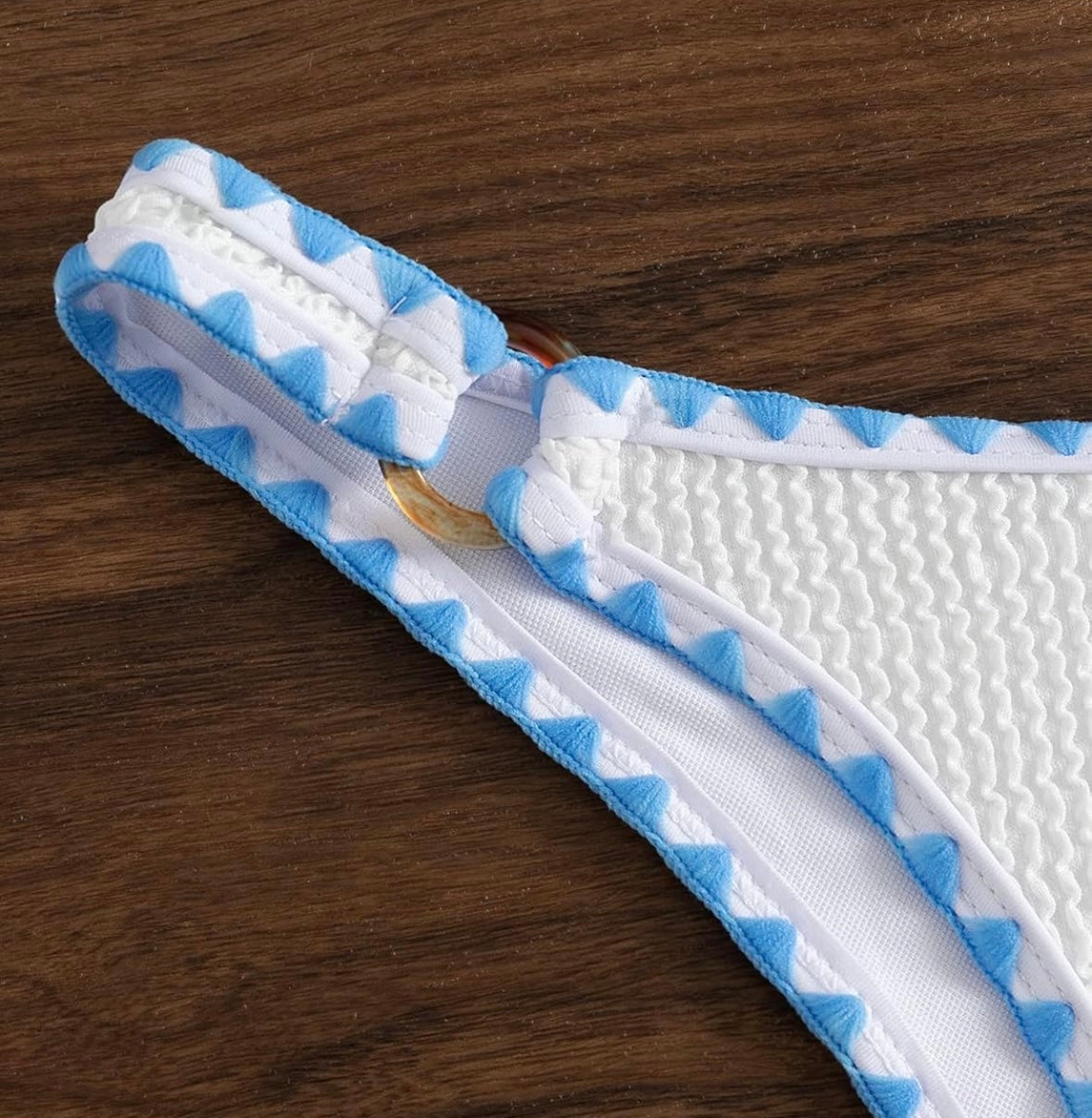 Retail Le$$-blue-white-o-ring-swimsuit