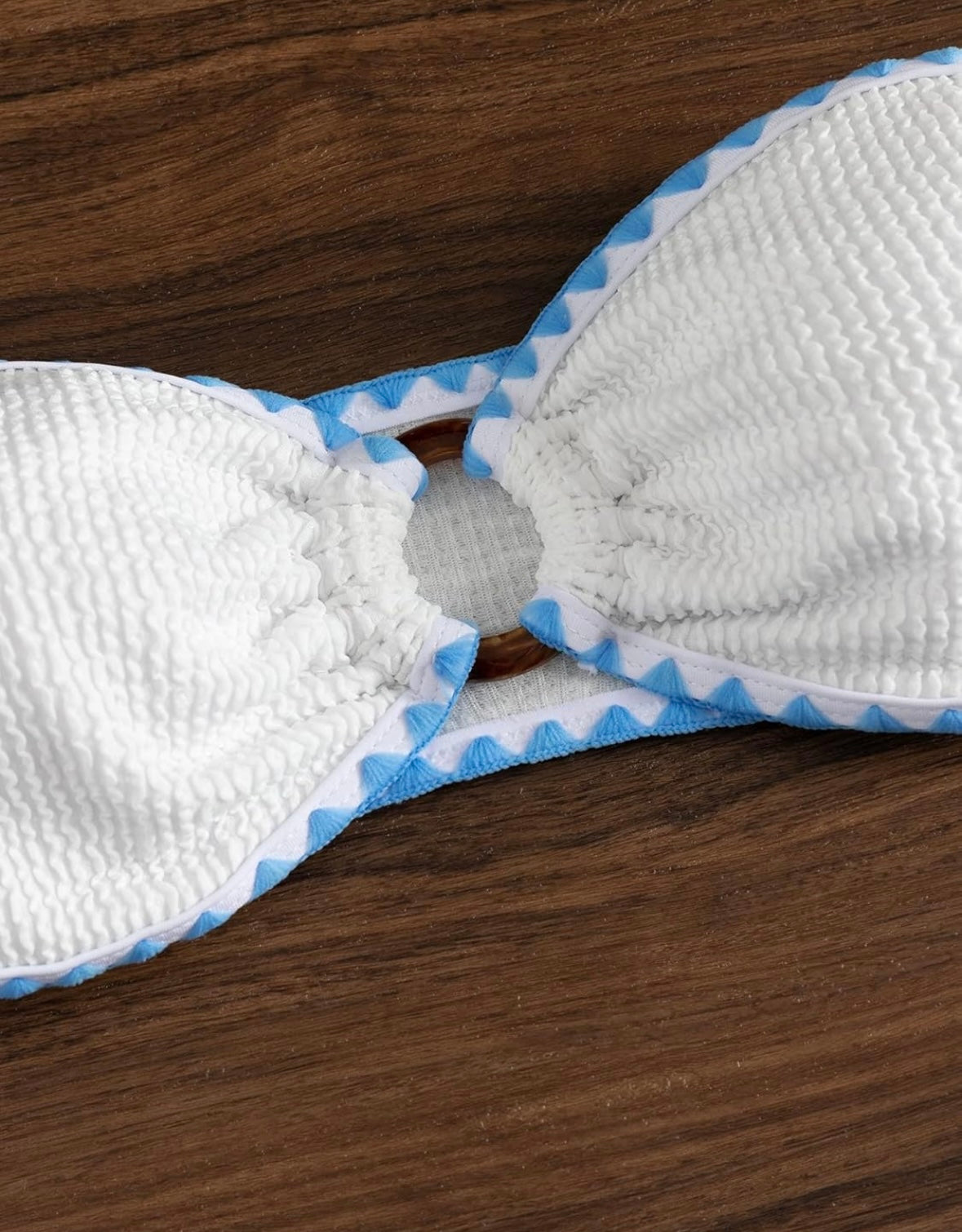 Retail Le$$-blue-white-o-ring-swimsuit
