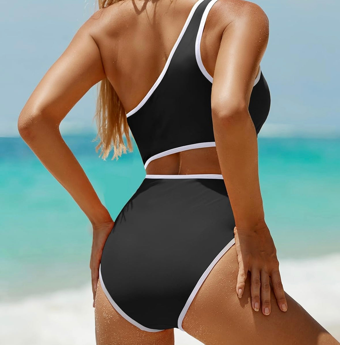Retail Le$$-black-white-one-piece-swimsuit