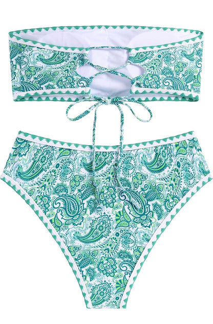 Retail Le$$-green-bandeau-bikini