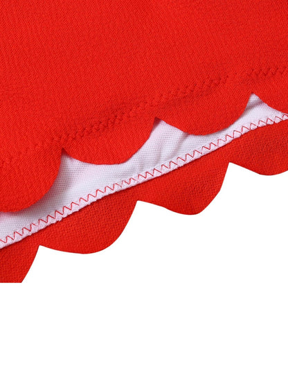 Retail Le$$-red-two-piece-swimsuit