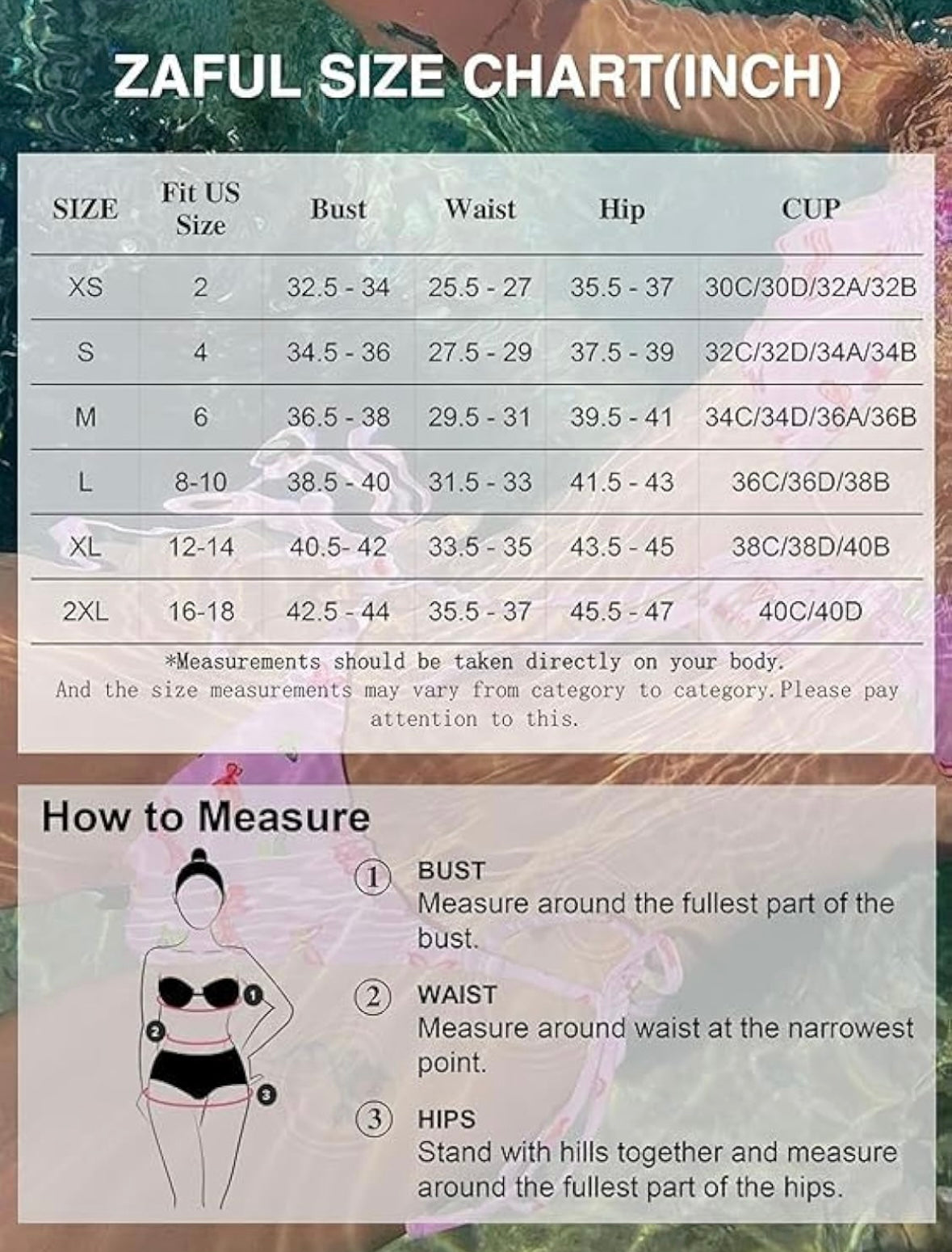 Retail Le$$-Zaful-Size-Chart