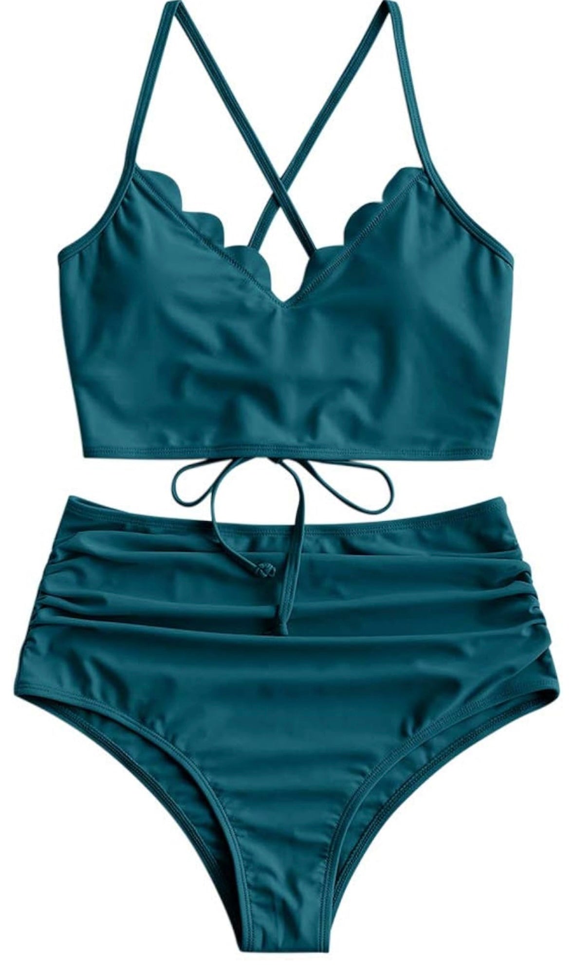 Retail Le$$-teal-two-piece-swimsuit