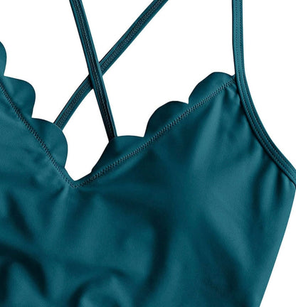Retail Le$$-teal-two-piece-swimsuit