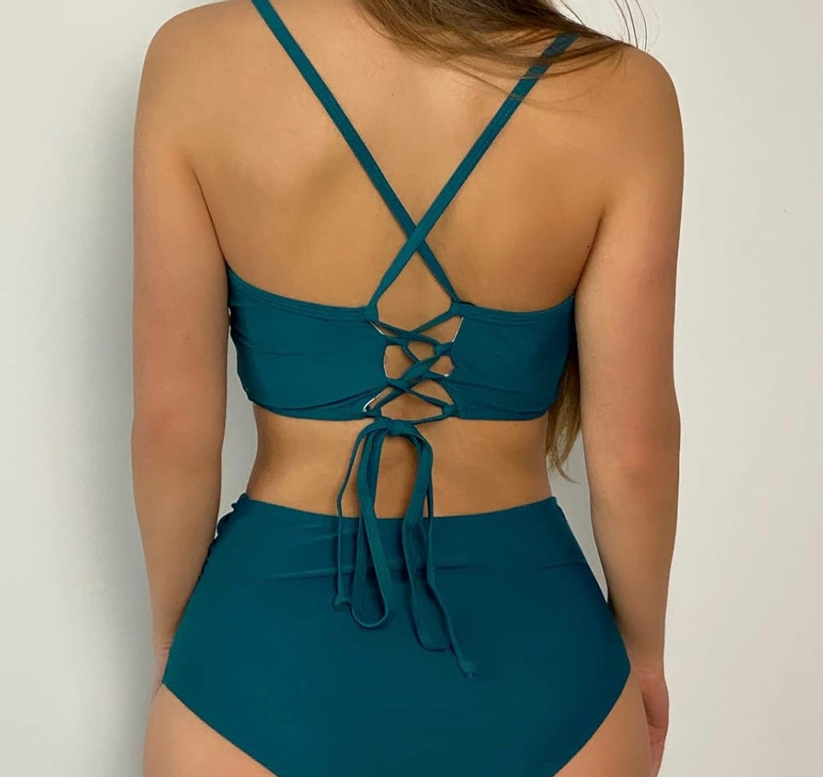Retail Le$$-teal-two-piece-swimsuit