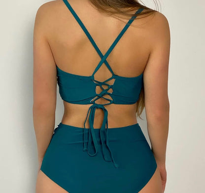 Retail Le$$-teal-two-piece-swimsuit
